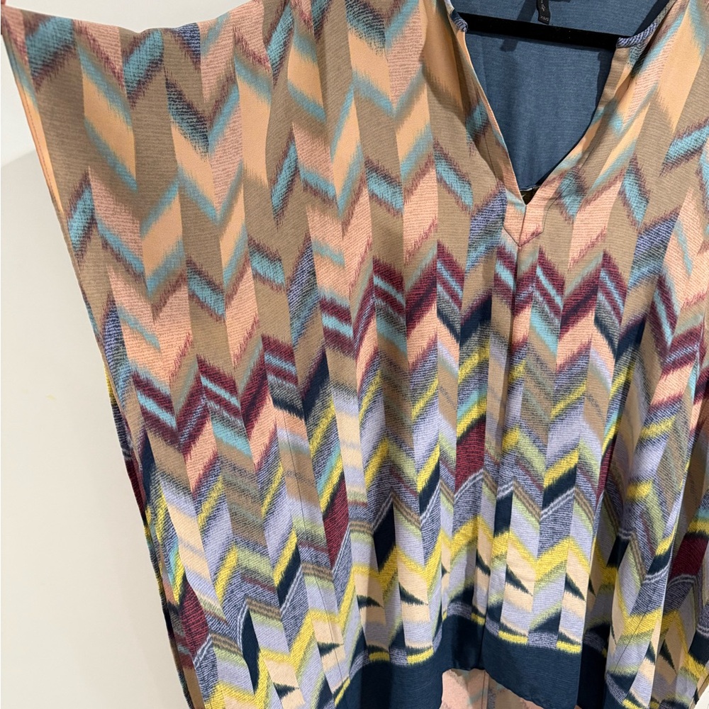 Chevron Patterned Multicolor Women's Top - image 2